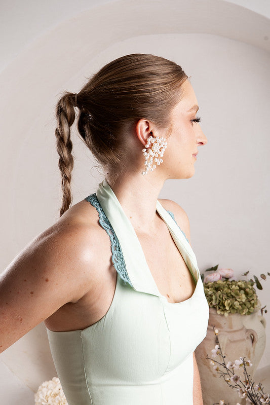 MONACO - mini skirt and Halter neck top set