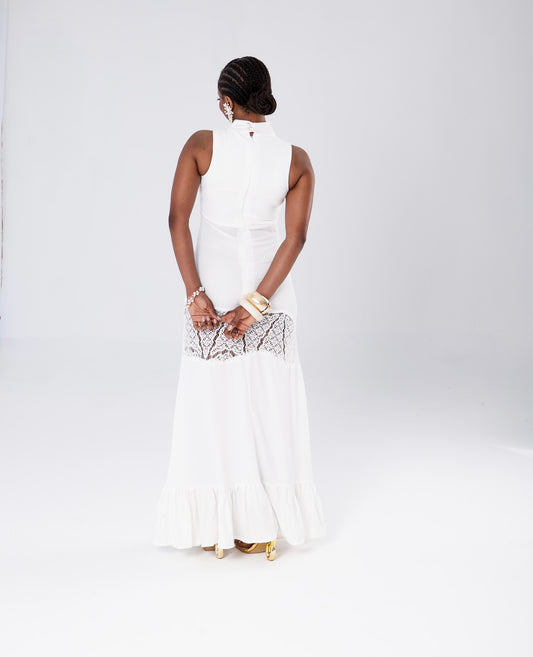 SICILY - Maxi halter neck dress