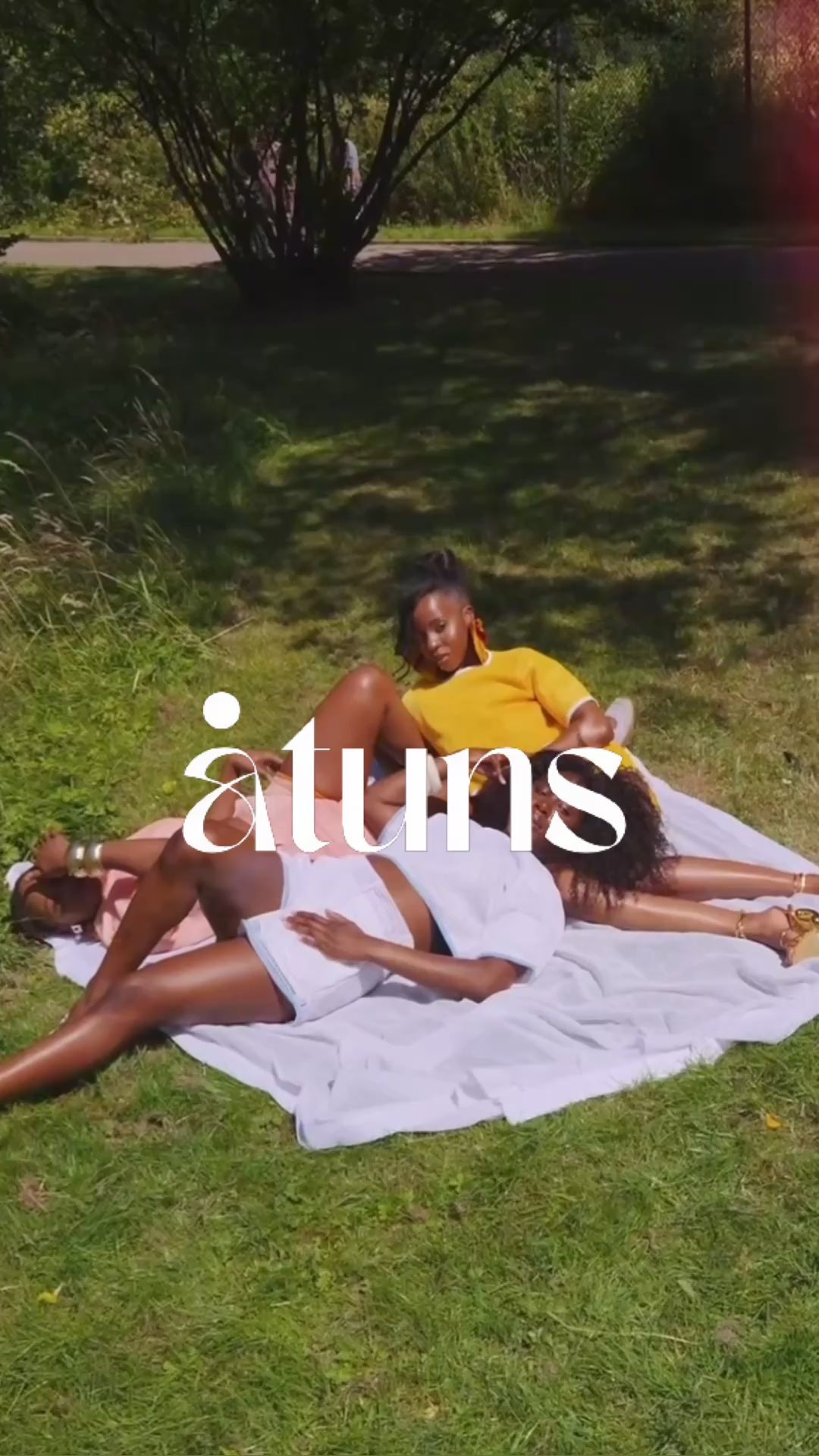 Load video: ATUNS fashion film featuring women wearing ATUNS clothing and jewellery